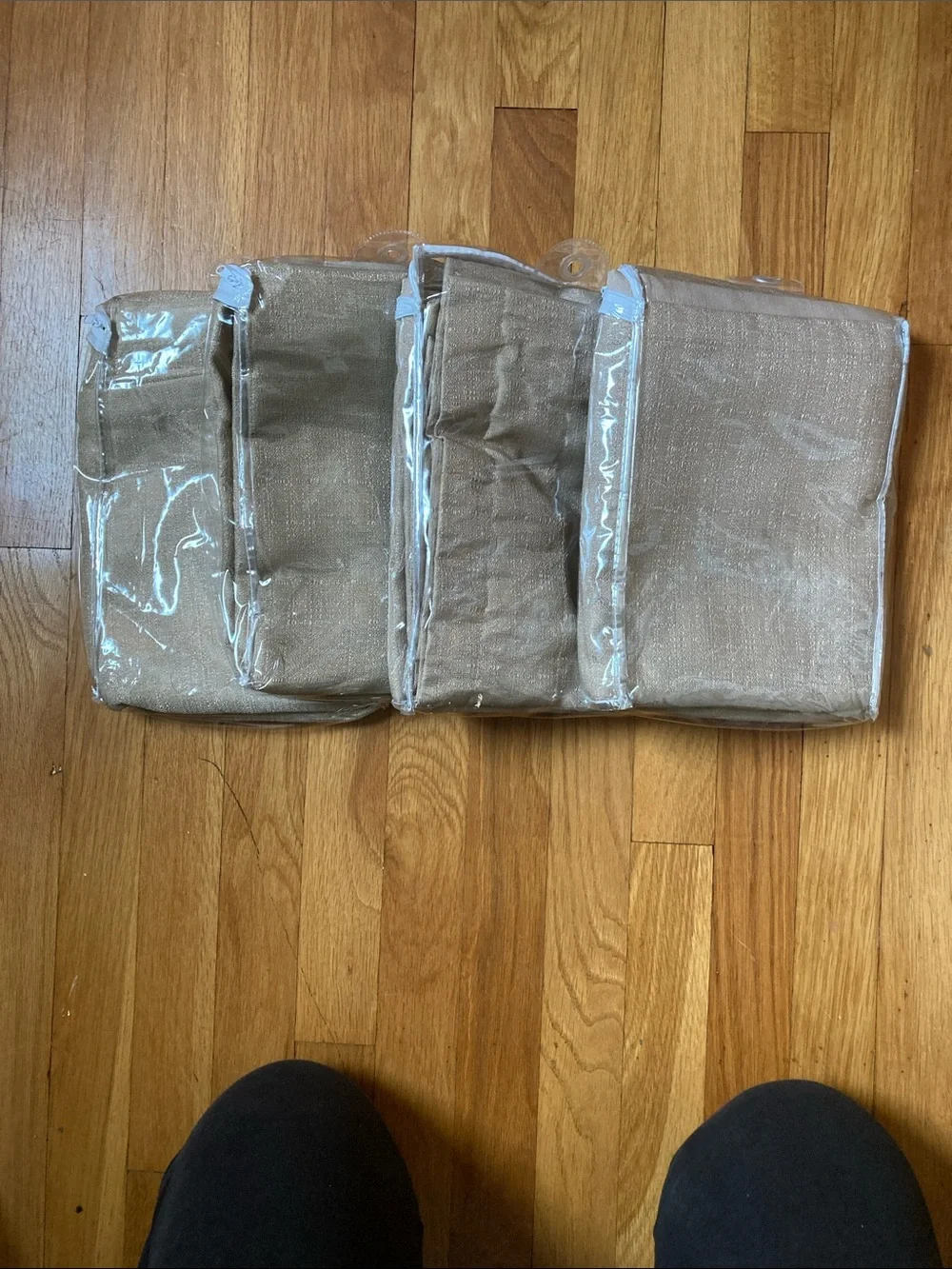 NWT Eclipse Latte Drape Panels -  42” W x  63” L - 4 panels
